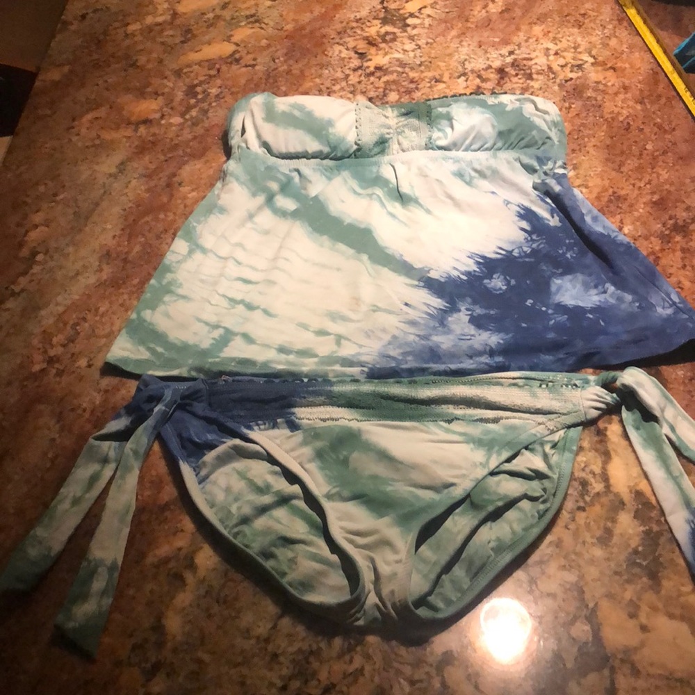 Lucky Brand Tie Dye Tankini